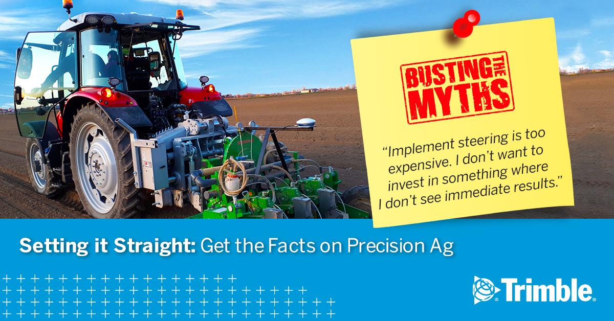 Tractor with myth about precision technology